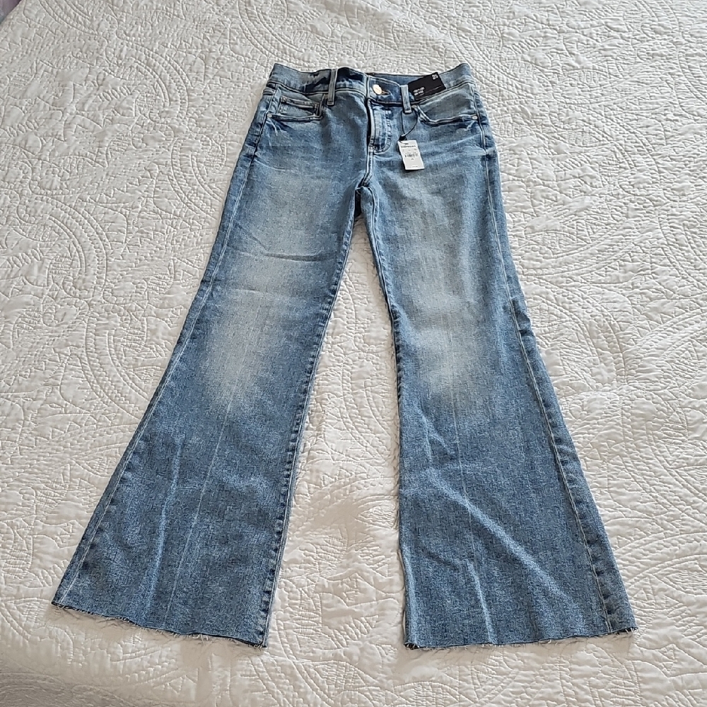 Express Light Blue Wide Leg Jeans